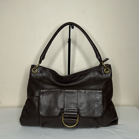 HOBO Handbags - Hobo International Hobo Handbag Brown Leather Shoulder Bag Waiting In The Rings
